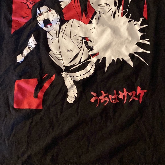 Ripple Junction Naruto Shippuden Small Itachi And Sasuke Short Sleeve Tee Shirt - Picture 4 of 11